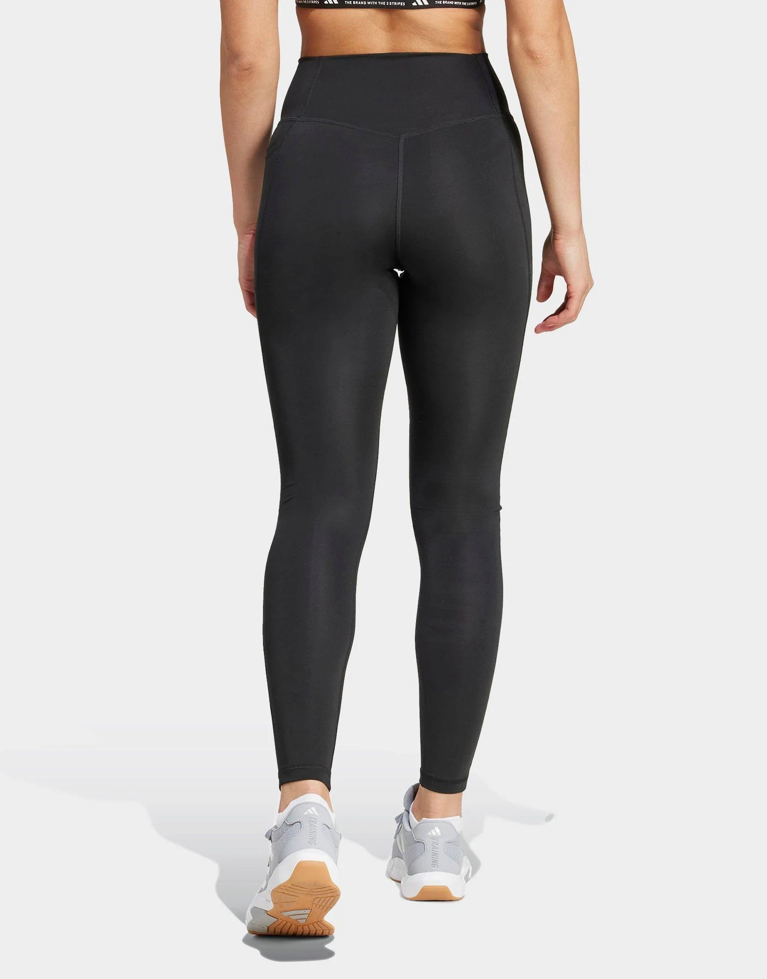 adidas Optimé Essentials Stash Pocket Full-Length Leggings - Image 3